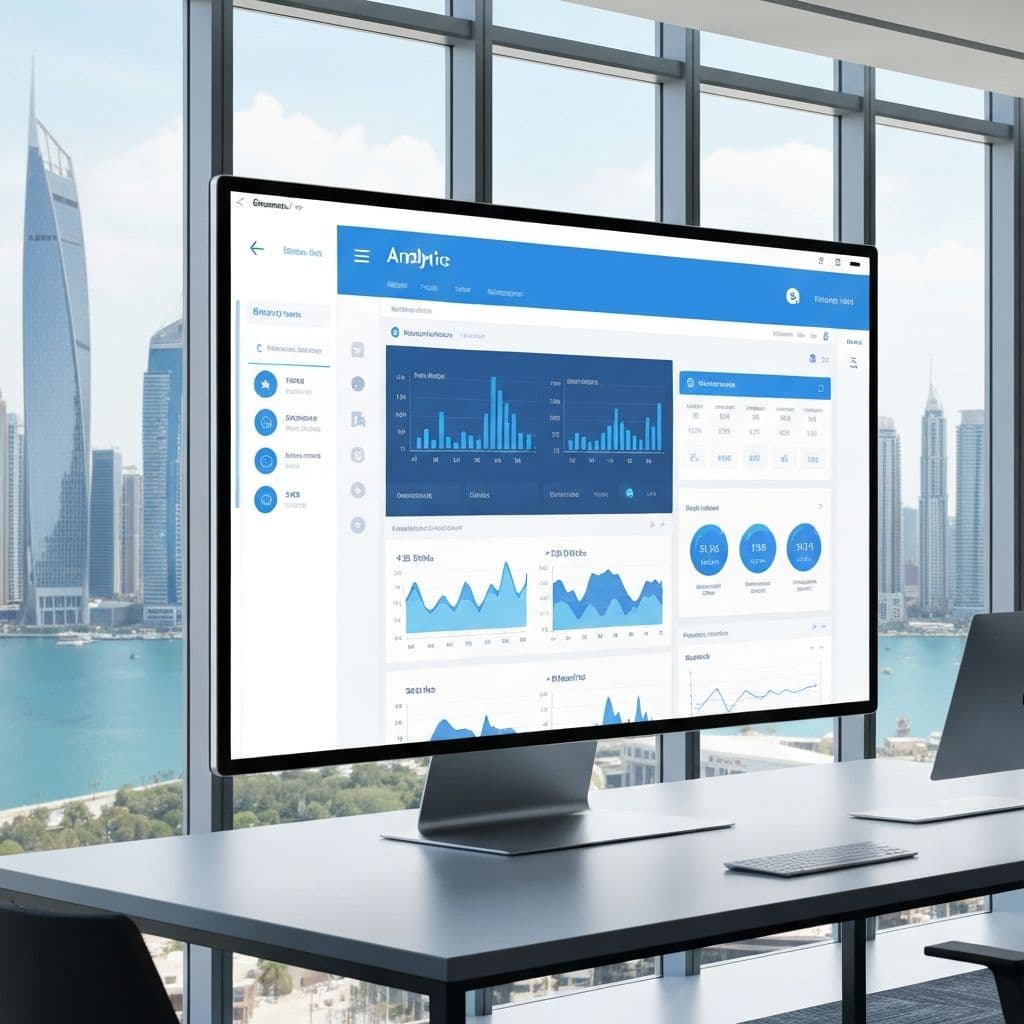 Enterprise software dashboard